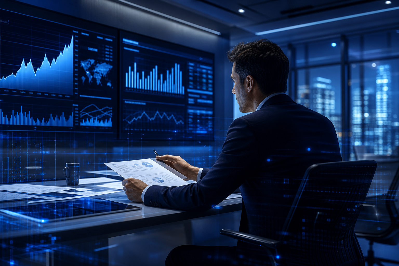 Investor reports and financial presentations